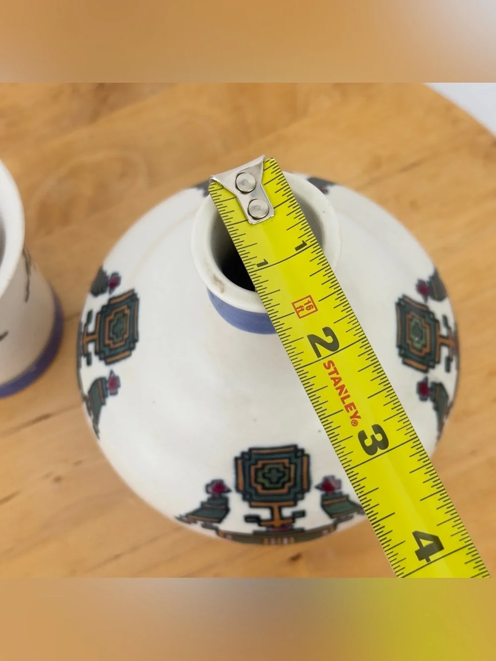 Kinkozan Satsuma Earthenware Pottery Vase and Thumbler, Ceramic Canister, Cup
